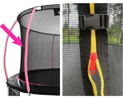 Produktbild von LEAN Sport Indoor-Netz für Sports Max 16ft Trampolin Pink