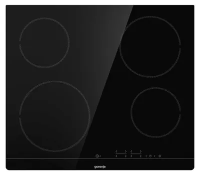 Image de Gorenje ECT641BSC Table de cuisson en vitrocéramique,par capteur TouchControl, noir