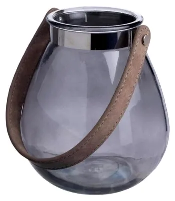 Produktbild von Teelichthalter aus Glas Belly 16 cm