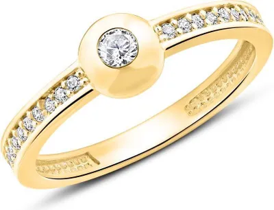 Produktbild von JEWLIX Ring aus 375er Gold mit Zirkonia
