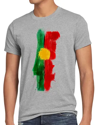 Produktbild von BaumwolleCloud Flagge Portugal Herren T-Shirt Fußball Sport WM EM Fahne