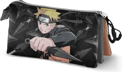 Zdjęcie produktu dla Potrójny piórnik z bronią Naruto Shippuden
