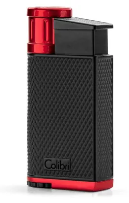 Produktbild von Colibri 1928 Evo LI520C - Zigarrenfeuerzeug - Schrägflamme 30° Winkel, schwarz-rot