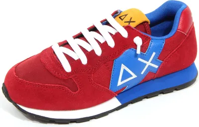 Immagine prodotto di G3412 sneaker bimbo boy SUN 68 bordeaux tissue/suede shoes kids