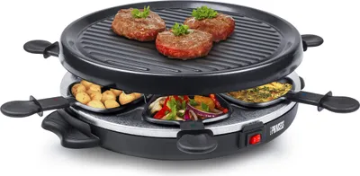Produktbild von Princess 6 Party Grill Raclette 162725, 800 W, Nero (26,75 )