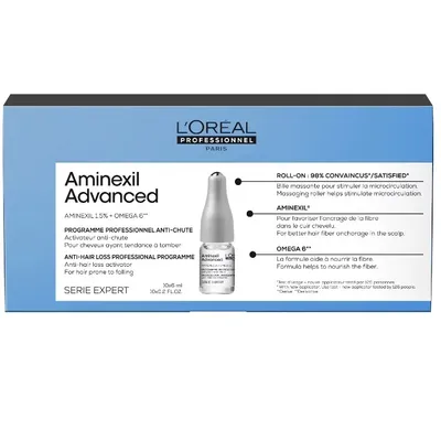 Zdjęcie produktu dla L'Oreal Professionnel Serie Expert Aminexil Advanced Kuracja przeciw wypadaniu włosów, 10x6ml
