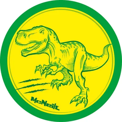 Produktbild von McNeill Schulranzen-Zubehör McAddy Dino Gelb mehrfarbig