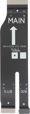 Obrázok produktu pre Samsung, originálna hlavná doska pre Galaxy S24 FE Service Pack, čierna