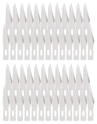 50 Ersatzklingen für Präzisionsmesser, Nr. 11, abgeschrägt
