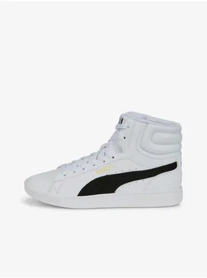 Produktbild von Weiße Mädchen Knöchelturnschuhe Puma Vikky v3