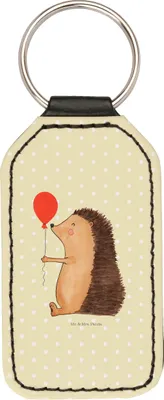 Produktbild von Mr. & Mrs. Panda schlüssel anhänger Igel Luftballon - Gelb Pastell - Geschenk, für, schlüsselbund, Schlüsselanhänger Mit Spruch, Geburtstagskind, Happy Birthday, Ballon