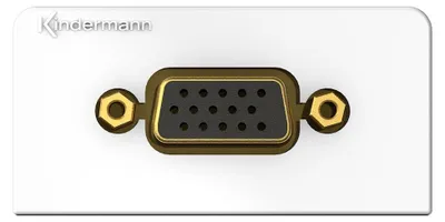 Image de Kindermann 7456?000?501 VGA blanc Prise de courant (7456000501)