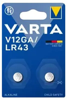 Image de Bte10.2xblist.v12ga/lr43.1,5v.bouton. - Varta