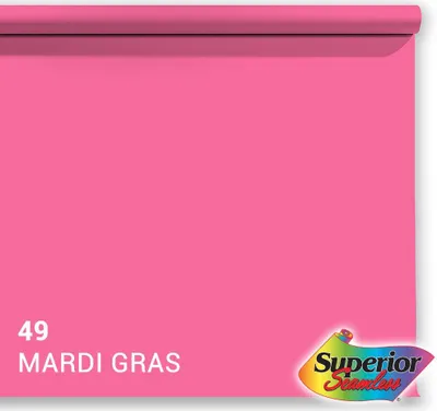 Produktbild von Superior Hintergrundpapier 49 Karnevalgras 1,35 x 11 m