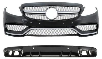 Produktbild von Bodykit Stoßstange für Mercedes C C205 A205 Stoßstangen Diffusor C63S Look.