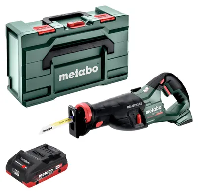 Produktbild von Metabo SSEP 18 LT BL Akku Säbelsäge 18 V 32 mm Brushless + 1x LiHD Akku 4,0 Ah + Metabox - ohne Ladegerät