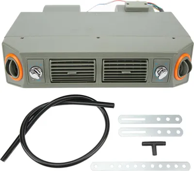 Immagine prodotto di Gruppo evaporatore aria condizionata 3 velocità regolazione temperatura sotto cruscotto per Auto Camion RVS Camper DC12V 6A