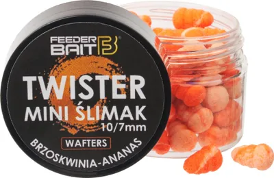 Obrázek produktu pro Feeder Bait Twister Mini Šlimak Wafters 10 x 7 mm R72-Broskev/Ananas