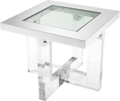 Produktbild von Casa Padrino Luxus Hotel Beistelltisch 60 x 60 x H. 50 cm - Designer Möbel