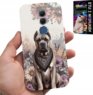 Image de Étui Pour Huawei Mate 20 Lite - Dog Breed Dog Pattern Cover + Film