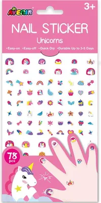 Productafbeelding van Eenhoorn-nagelstickers, Avenir