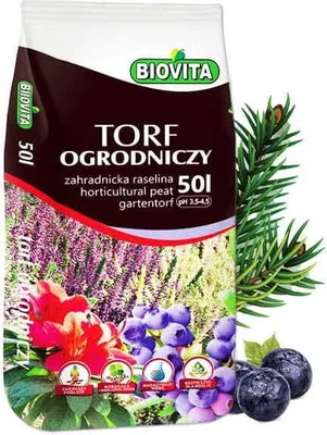 Immagine prodotto di Torba acida da giardino 50l - Biovita