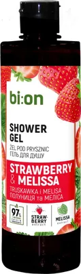 Productafbeelding van BIO NATURELL Douchegel Aardbei & Citroenmelisse, 473 ml