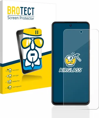 Produktbild von BROTECT Schutzglas für realme C55 Schutzfolie Panzer Folie Glas Display Schutz klar