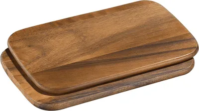 Immagine prodotto di Zassenhaus Frühstücksbretter 2er-Set, Akazie 26 x 17 cm 55016 4006528055016