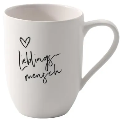 Produktbild von Villeroy & Boch - Statement, Becher mit Henkel, Lieblingsmensch, 280ml, Premium