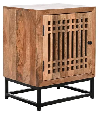 Imagen del producto de Mesitas de noche con tiradores, de madera, 50 x 40 x 65 cm, para dormitorio