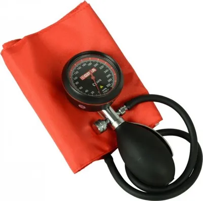Produktbild von GIMA London, Uhrenmanometer, rot
