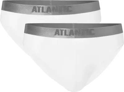 Produktbild von Herren Slip Atlantic 2BMP-013 Weiß sportlich aus Modal und Baumwolle XXL