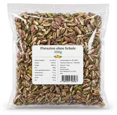 Produktbild von Öz Natur | Naturbelassene Pistazien ohne Schale aus Antep 500g