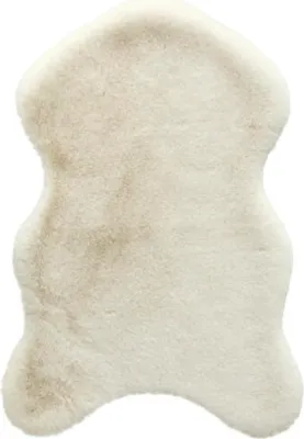Produktbild von Kunstfell Romance Shape beige 55x80 cm