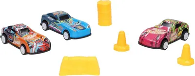 Produktbild von Raceauto Backflip Pull-Back-Set – 3-teilig