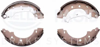 Image de Jeu de mâchoires de frein Ø 203 mm 39 mm HELLA pour, entre autres, RENAULT KANGOO