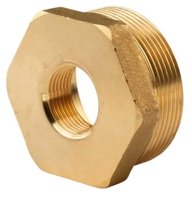 Produktbild von Messing Gewinde-Fitting Reduzierung 2"AG (DN 50) - 3/4"IG (DN 20) - schwere Ausführung