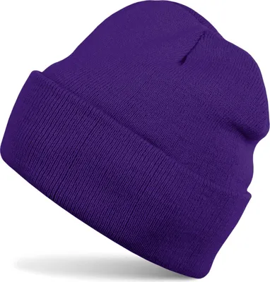 Produktbild von styleBREAKER Uni Beanie Mütze einfarbig | Klassische Feinstrick Winter Strickmütze mit breitem Umschlag | Elastische Beanie in vielen Farben für Damen und Herren