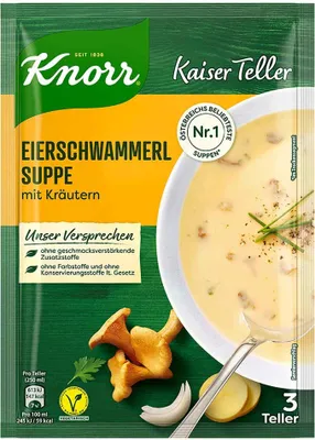 Produktbild von Knorr Kaiserteller Eierschwammerl Suppe 92g