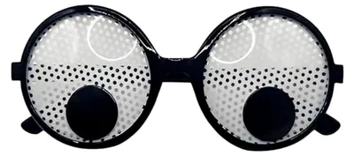 Produktbild von Wackelaugen Partybrille mit Schütteleffekt, Lustige Kostümbrille für Fotorequisiten und Cosplay