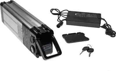 Produktbild von vhbw Sattelrohrakku Akku kompatibel mit Elektrofahrrad mit Sattelrohr-Akkusystem - Inkl. Ladegerät (14,4 Ah, 48 V, Li-Ion)