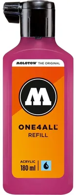 Produktbild von Molotow Nachfüllflasche ONE4ALL ACRYLIC 180ml, Nr. 231, fuchsiapink