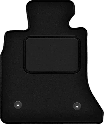 Image de Tapis de conducteur noir pour : BMW Série 5 F10 Berline (fixation par velcro) (2010-2013)