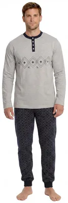 Immagine prodotto di Pigiama invernale in felpa da uomo Kisses&Love KL30202
