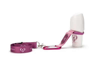 Obrázek produktu pro Doggyroller s karabinou, Barva: Růžová