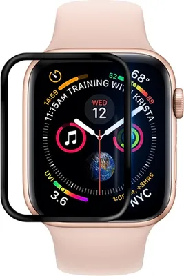 Obrázek produktu pro Pro Apple Watch 4. a 5. generace 40 mm Černé ochranné příslušenství Měkká fólie