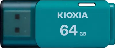 Obrázok produktu pre Kioxia TransMemory U202, 64 GB, USB Typ-A, 2.0, Čiapky, 8 g, Modrá