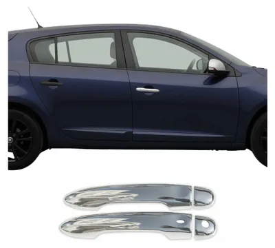 Image de Couverture de poignée de porte pour Renault Megane 2008-2016 en Acier Inoxy, Image générée par une IA