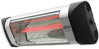 Produktbild von Argoclima Daphne Outdoor-Elektroheizgerät 2000W IP55 Schwarz Edelstahl